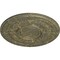 Ekena Millwork Dauphine Ceiling Medallion (Fits Canopies up to 13 1/4"), 33 7/8"OD x 1 3/8"P, Witch Hazel Crackle CM33DAWHC - alternate 3